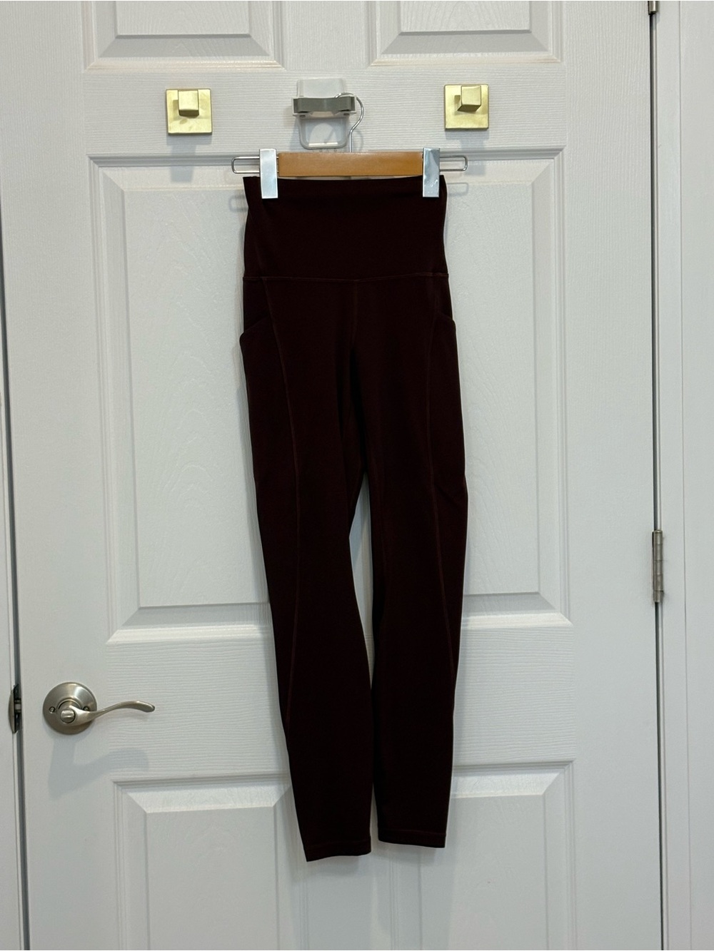 Lululemon High-Waist Burgundy Women's Leggings #1471
